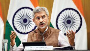 S Jaishankar speaking on temple Vandalism