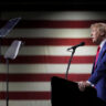 FILE - Former President Donald Trump speaks during a rally Sunday, Dec. 17, 2023,