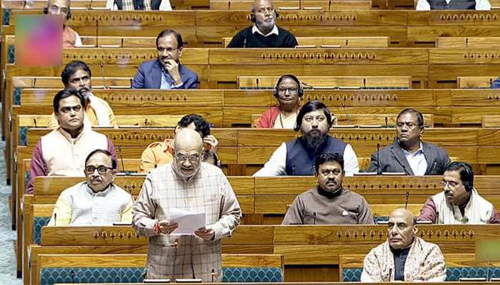 Amit Shah presenting the new criminal bills